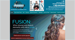 Desktop Screenshot of fusionsalonde.com